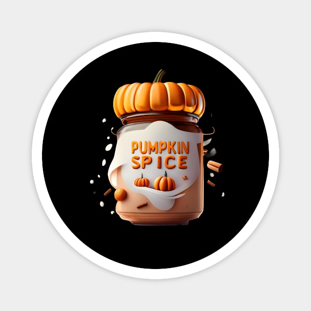 Pumpkin spice Magnet by Double You Store